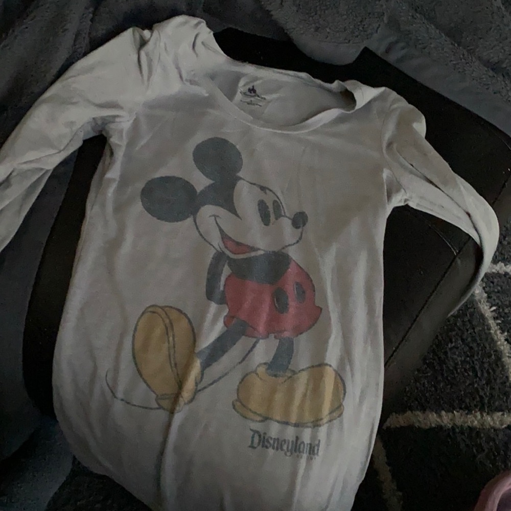 Mickey gray long sleeve shirt